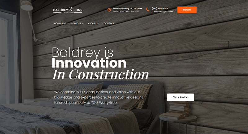baldrey and sons construction
