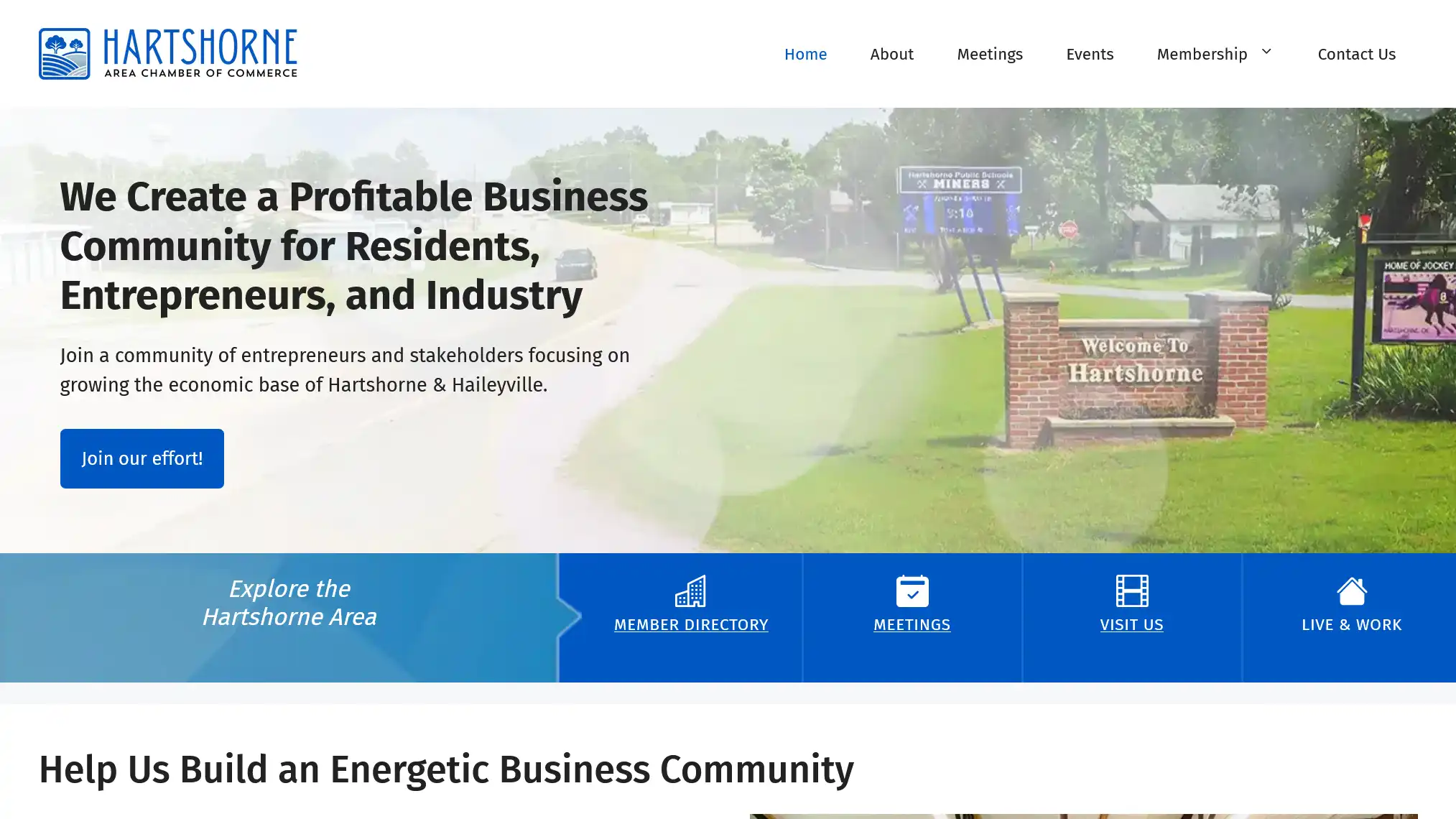 Chamber of commerce website design