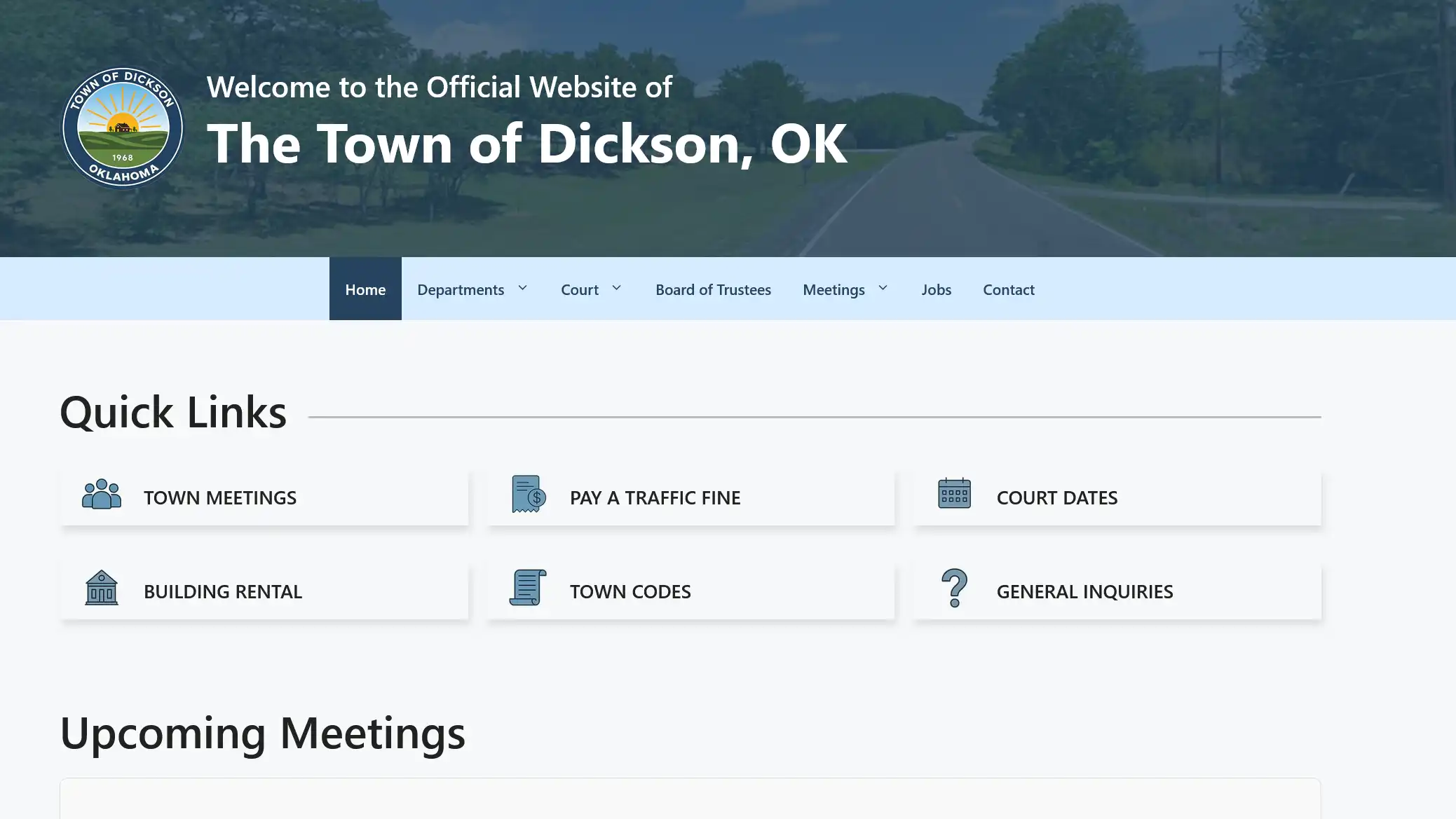 Municipal website design